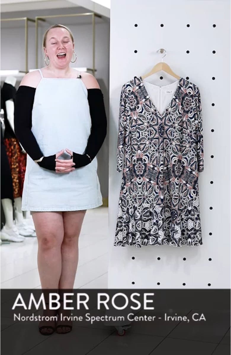 Mixed Paisley A-Line Dress, sales video thumbnail