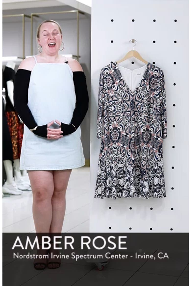 Mixed Paisley A-Line Dress video