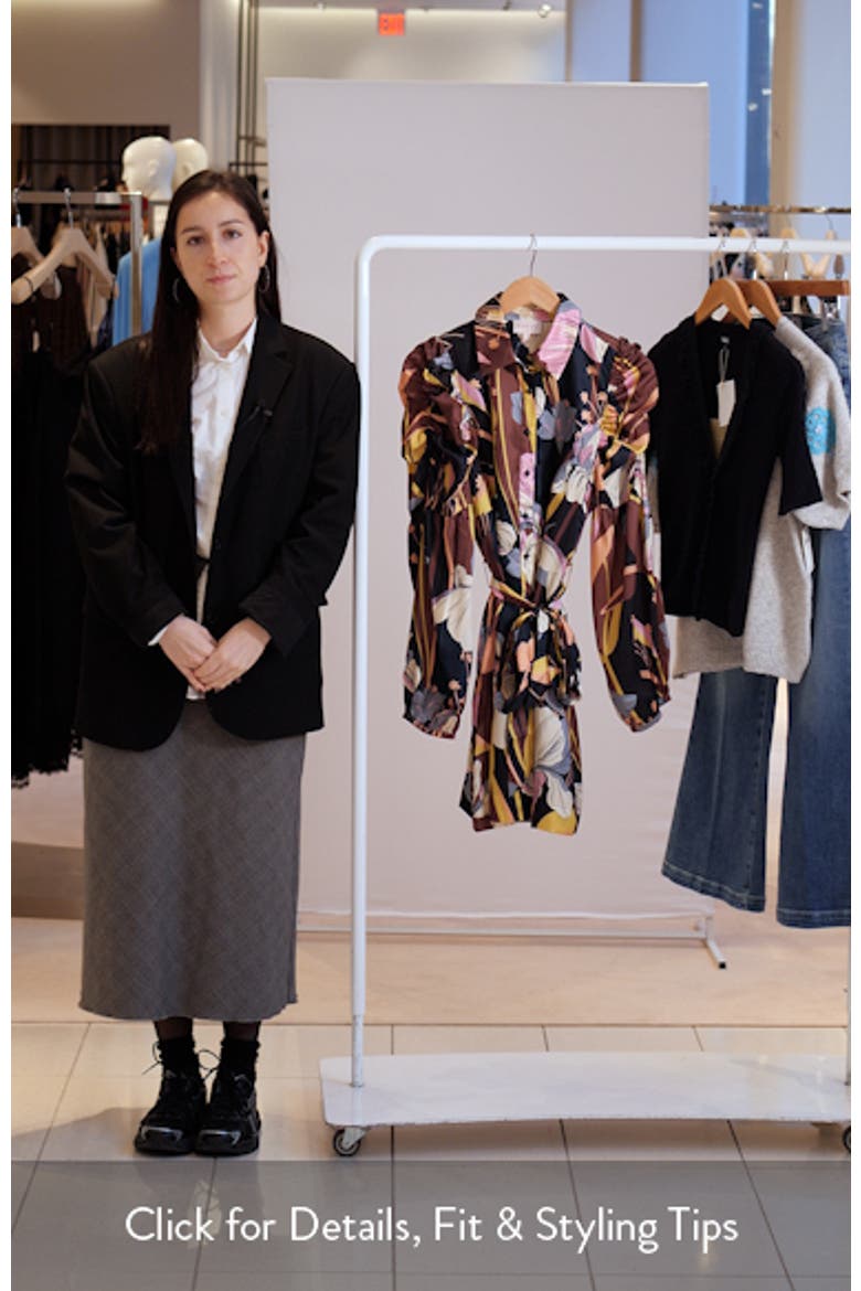 Destin Long Sleeve Shirtdress video
