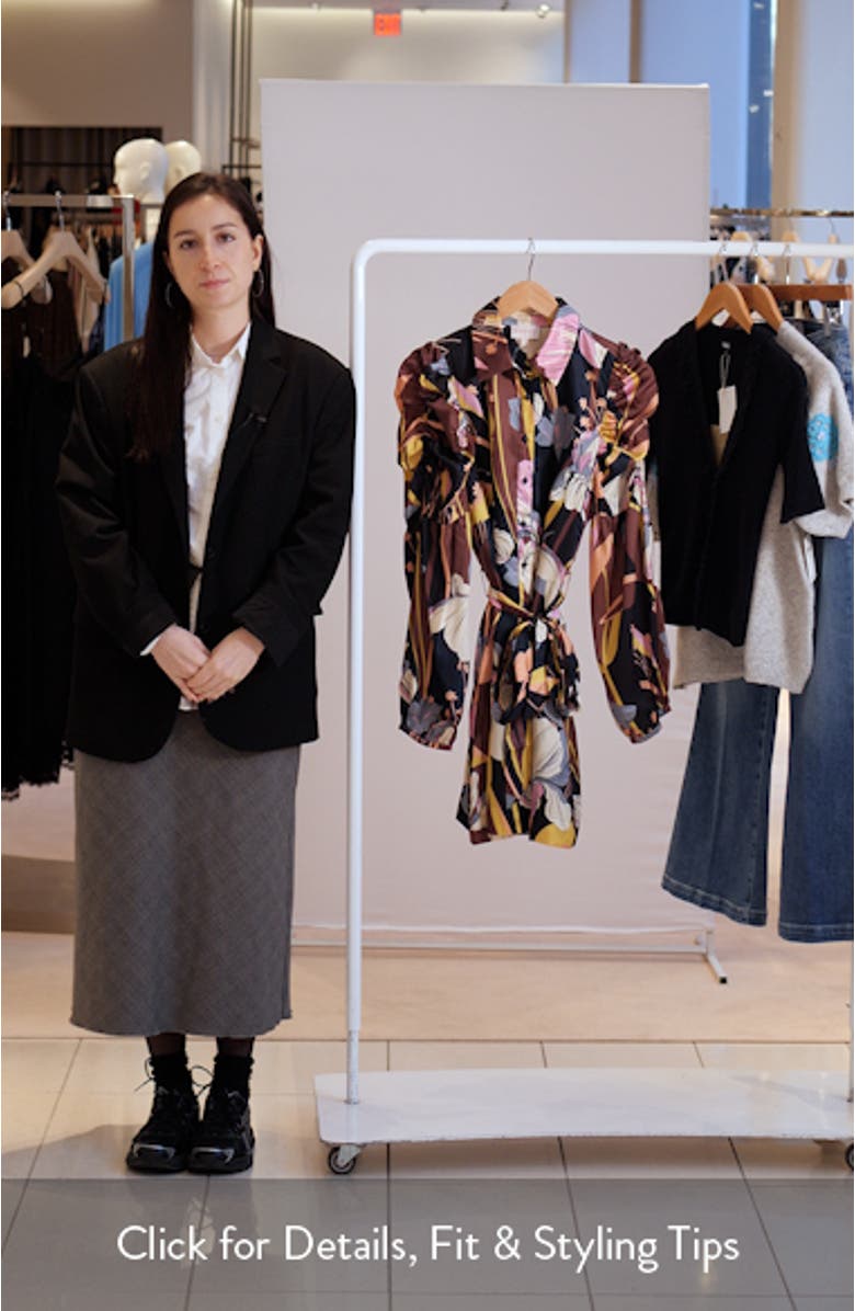 Destin Long Sleeve Shirtdress, sales video thumbnail