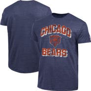 Champion Men's Champion  Heather Navy Chicago Bears Ultimate Tri-Blend T-Shirt
