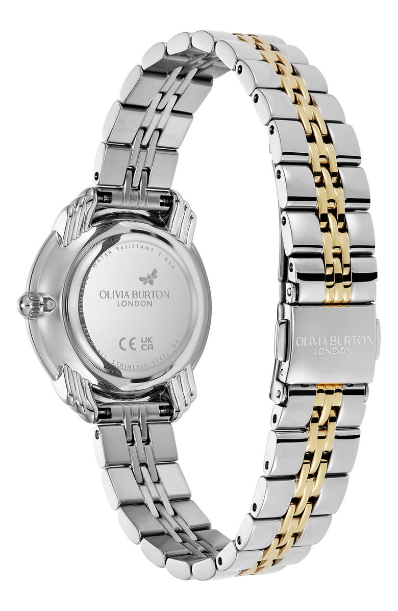 Olivia Burton Art Deco 2.0 Bracelet Watch, 30mm, Alternate, color, Silver/Gold