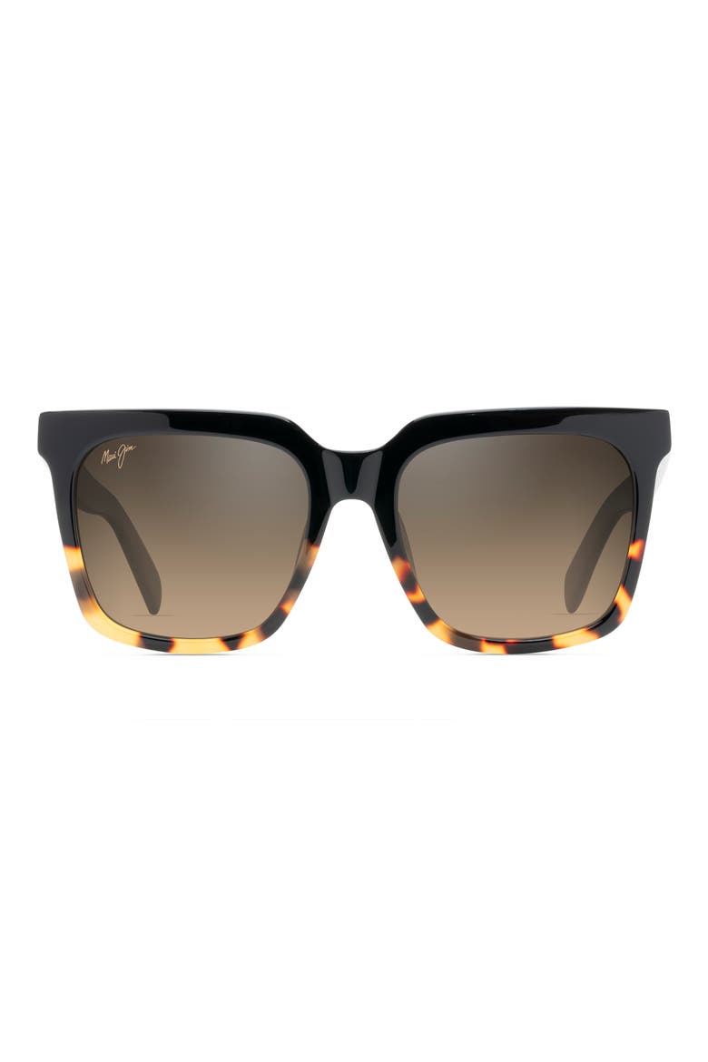 Rooftops 54mm PolarizedPlus2® Square Sunglasses, Main, color, BROWN