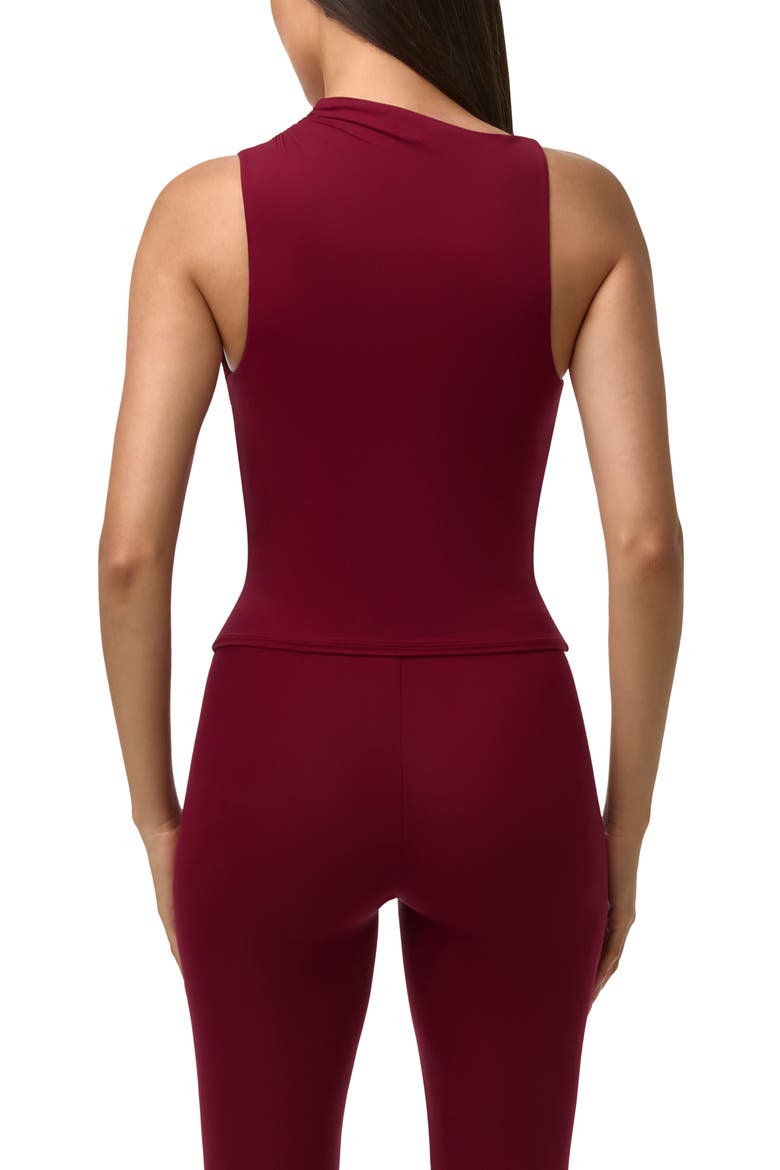Naked Sleeveless Top, Alternate, color, SANGRIA
