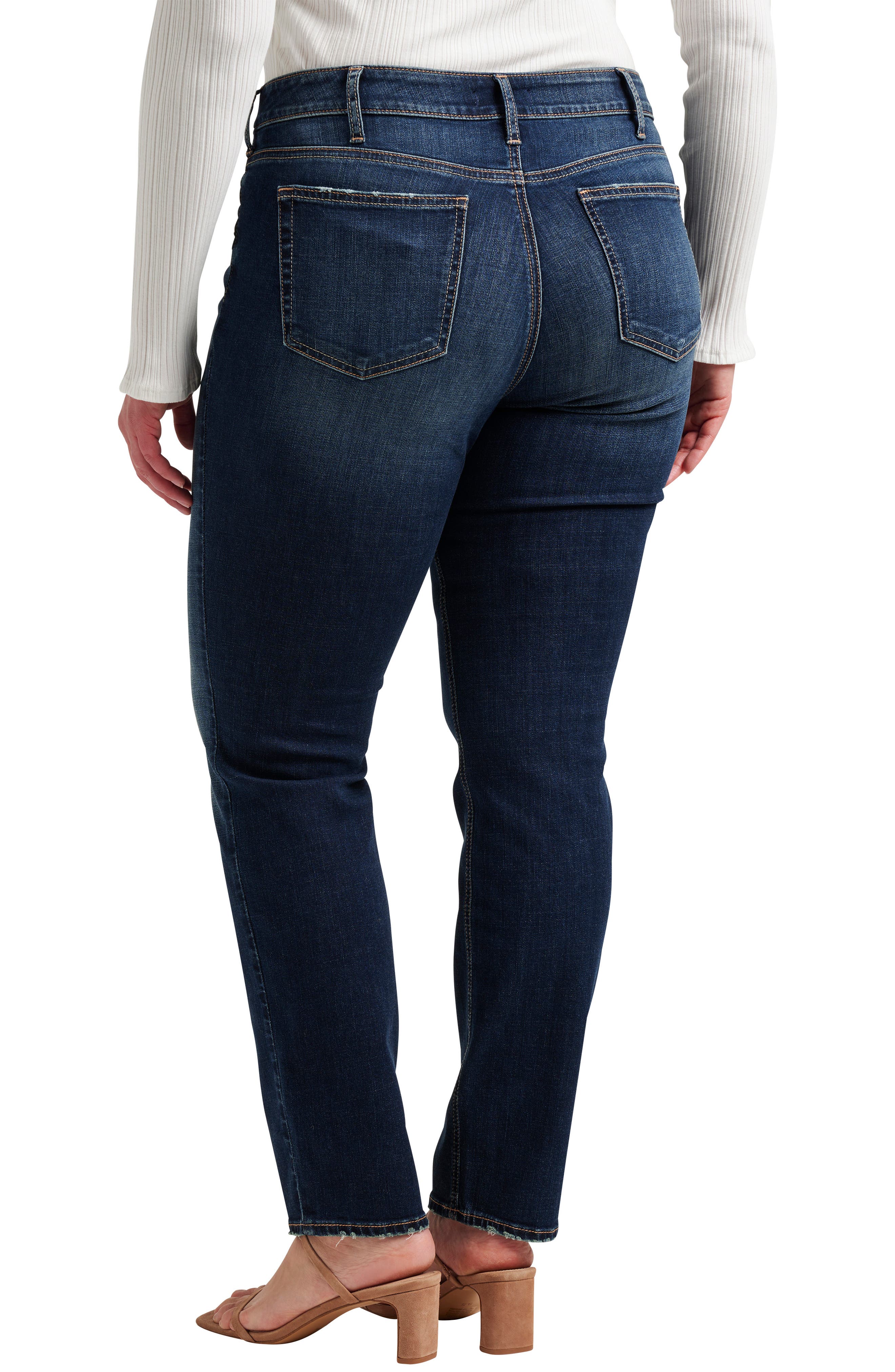 Suki Curvy Mid Rise Straight Leg Jeans - image 2