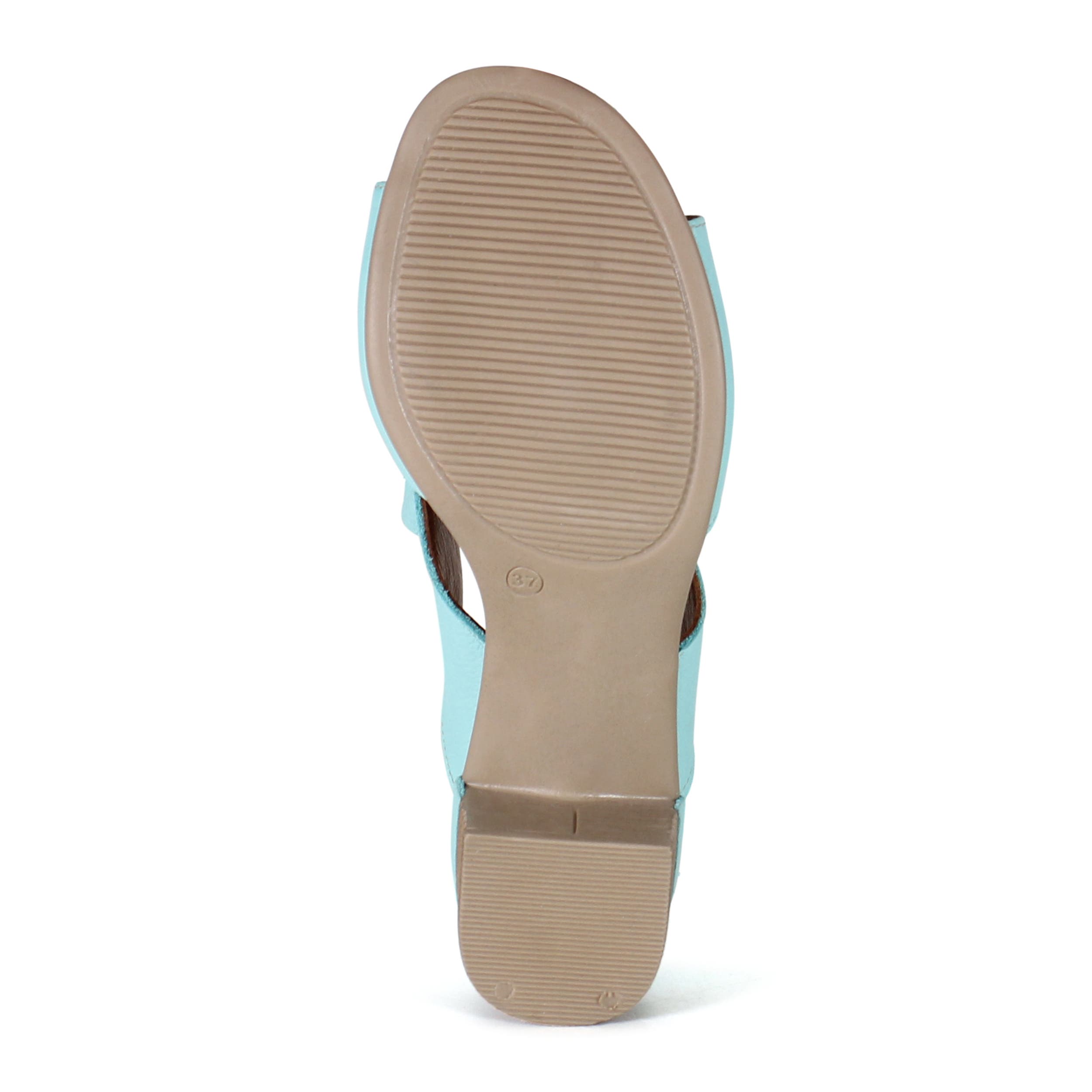 Diba True POTTER EE Leather Slip On Mule Heel, Alternate, color, Aquatic