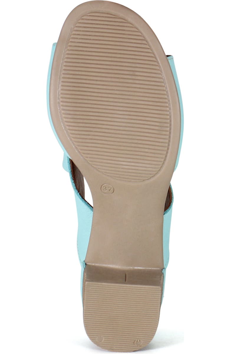 Diba True POTTER EE Leather Slip On Mule Heel, Alternate, color, Aquatic