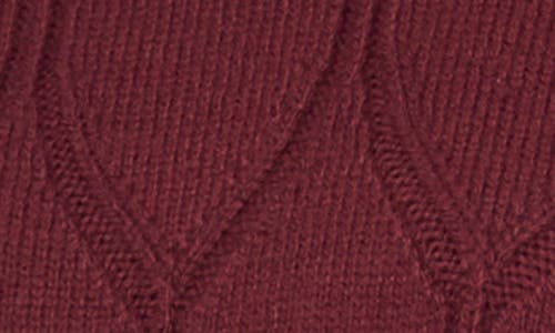 Vince Camuto Long Sleeve Sweater In Burgundy