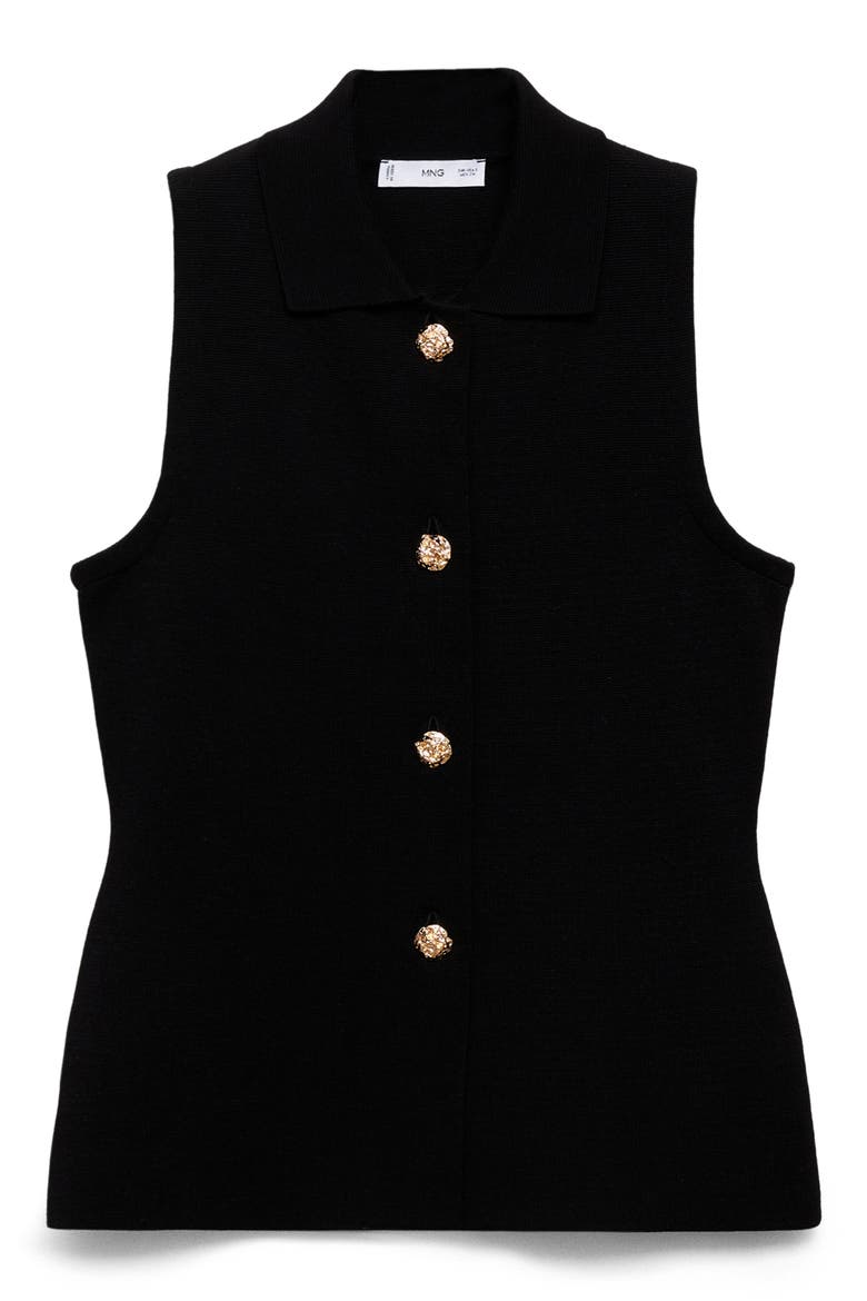 Lulu Vest, Alternate, color, BLACK