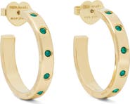 Kate Spade New York cubic zirconia hoop earrings