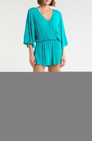 Elan Wrap Front Cover-Up Romper