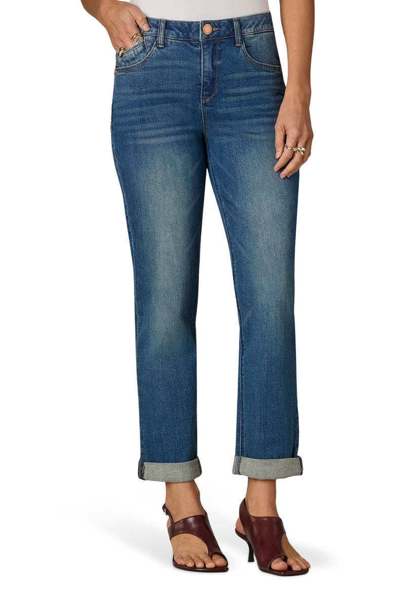 Gemma Girlfriend Jeans, Main, color, BLUE