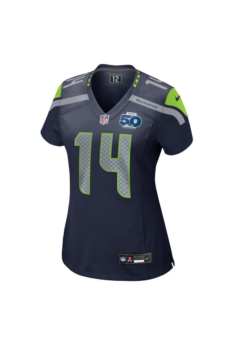Women's Nike Sam Darnold College Navy Seattle Seahawks Team 50th Season Game Jersey, Alternate, color, College Navy