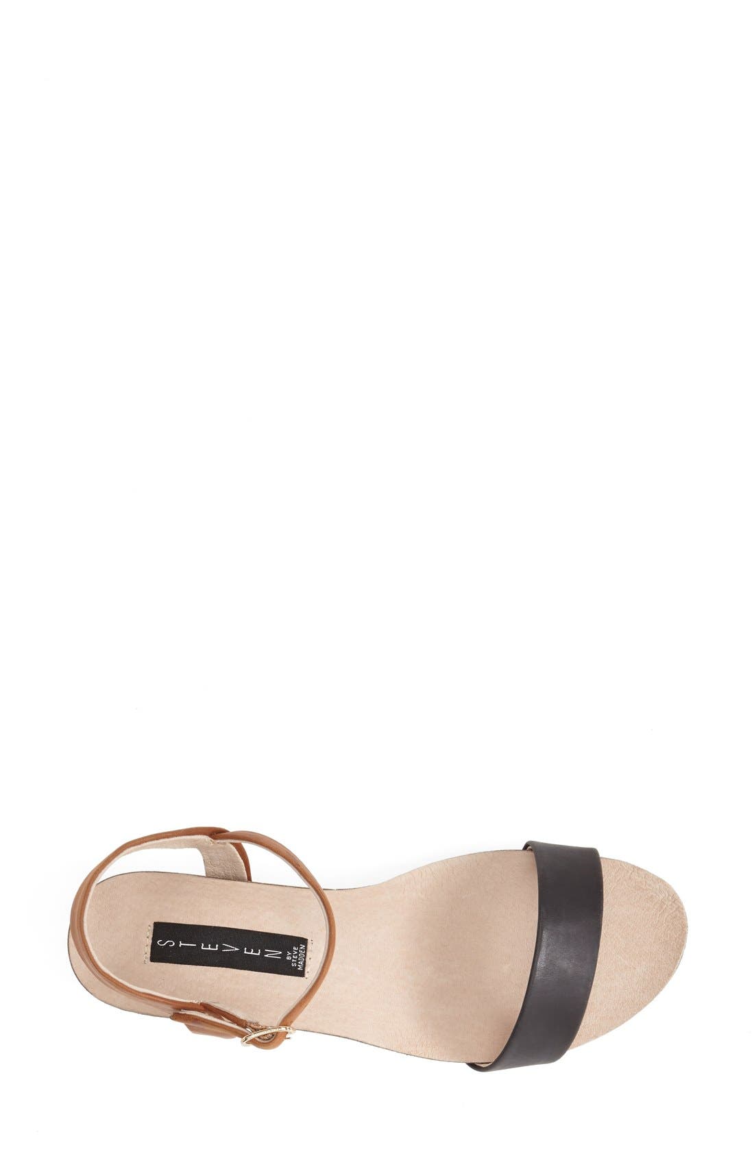 Steven New York Steven by Steve Madden 'Joeii' Espadrille Wedge Sandal, Alternate, color, 