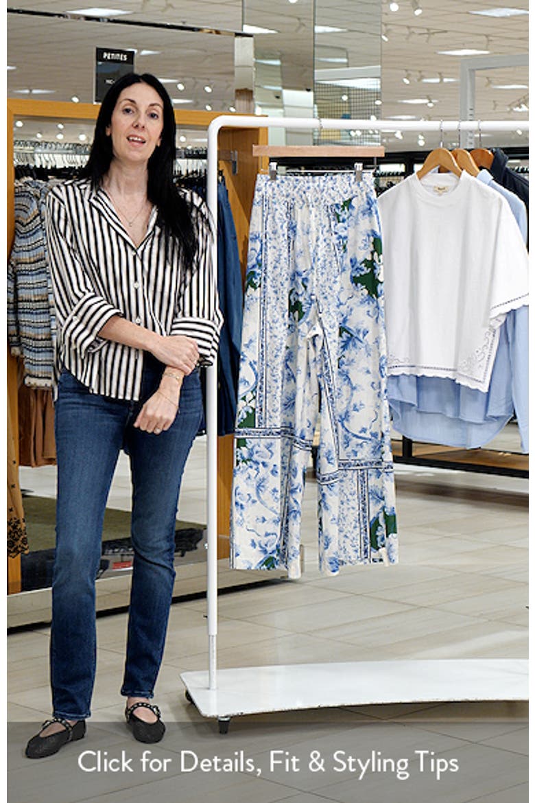 Nader Print Wide Leg Cover-Up Pants video