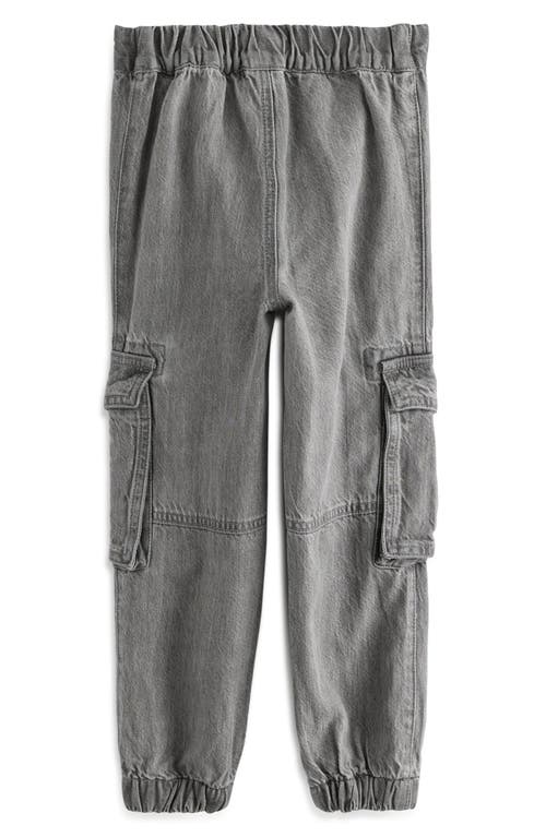 Smallsaints By Allsaints Kids' Denim Cargo Joggers In Gray