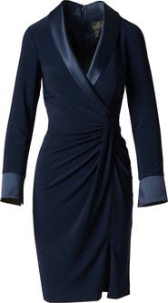 Adrianna Papell Floral Long Sleeve Fit & Flare Minidress