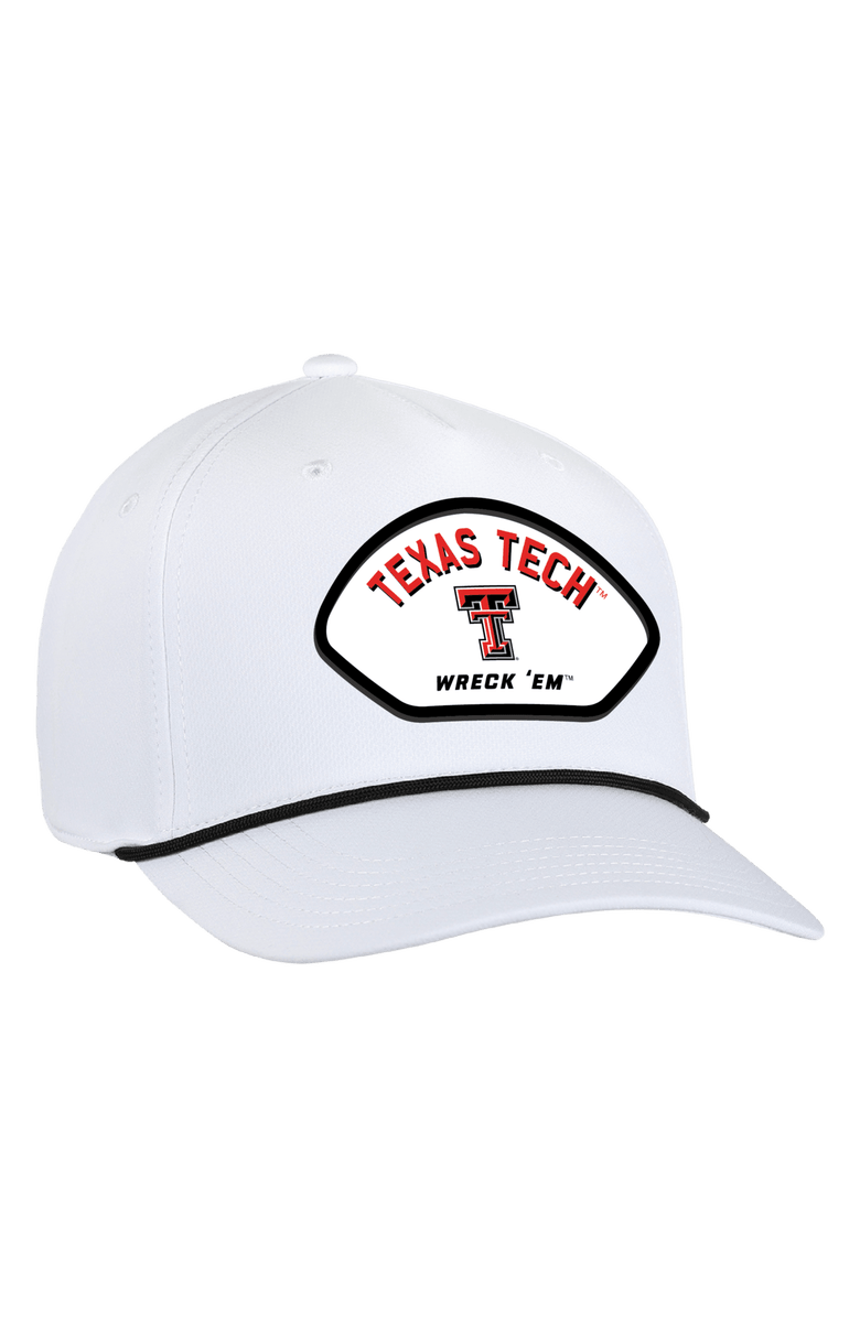 AHEAD Men's Ahead  White Texas Tech Red Raiders Alto Rope Adjustable Hat, Main, color, White