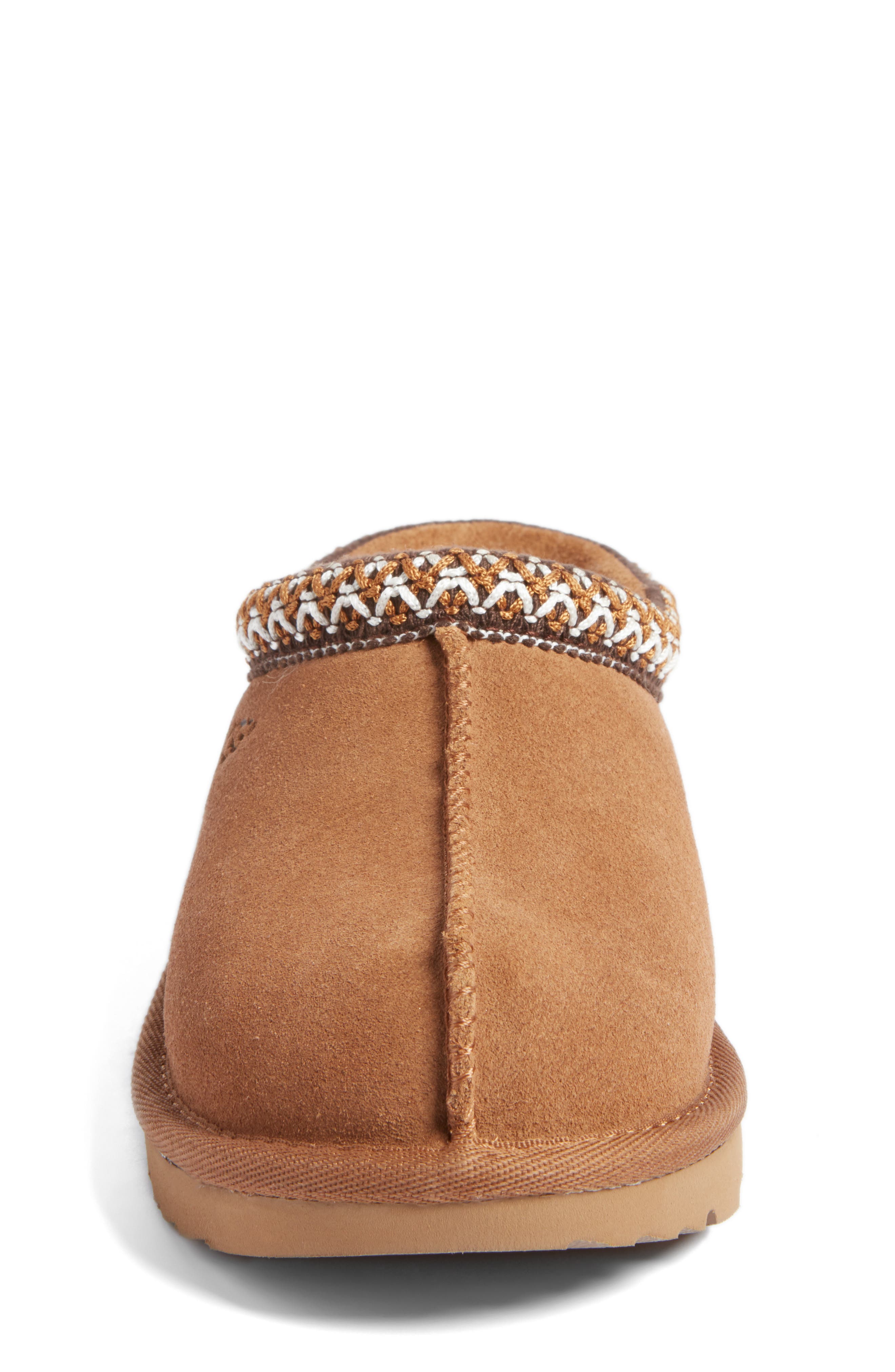 UGG<sup>®</sup> Kids' Tasman II Embroidered Slipper, Alternate, color, Chestnut