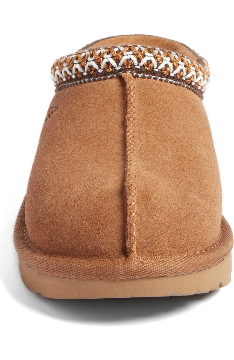 UGG<sup>®</sup> Kids' Tasman II Embroidered Slipper, Alternate, color, Chestnut