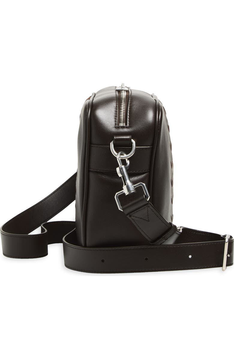 Bottega Veneta Smooth & Intrecciato Leather Camera Crossbody Bag, Alternate, color,