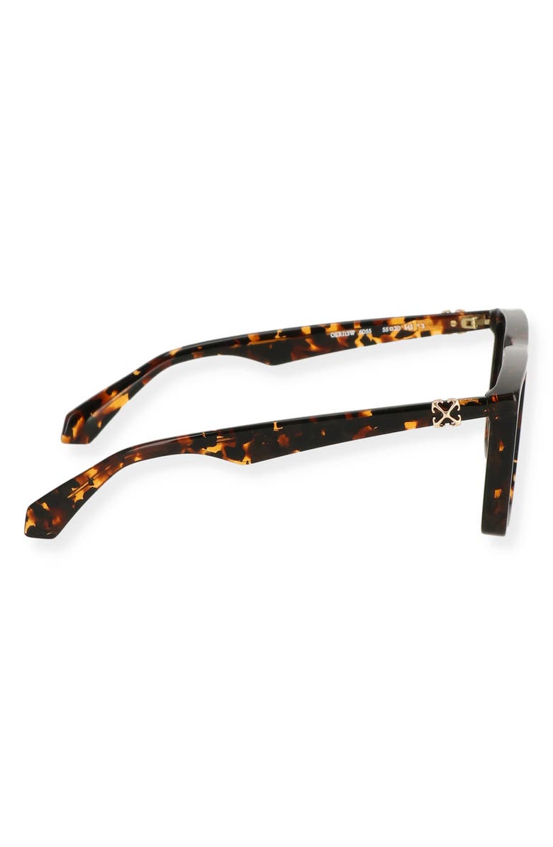 Off-White Stratford 55mm Square Sunglasses, Alternate, color, 