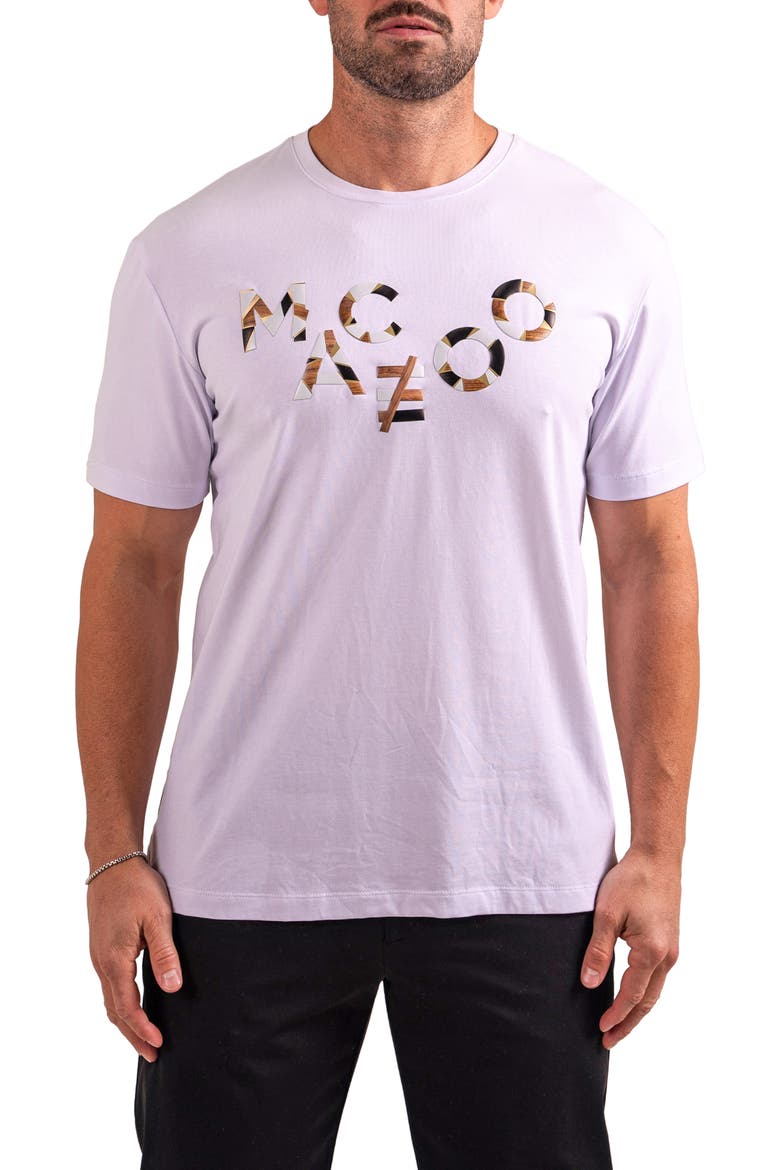Logo Appliqué Graphic T-Shirt, Main, color, WHITE