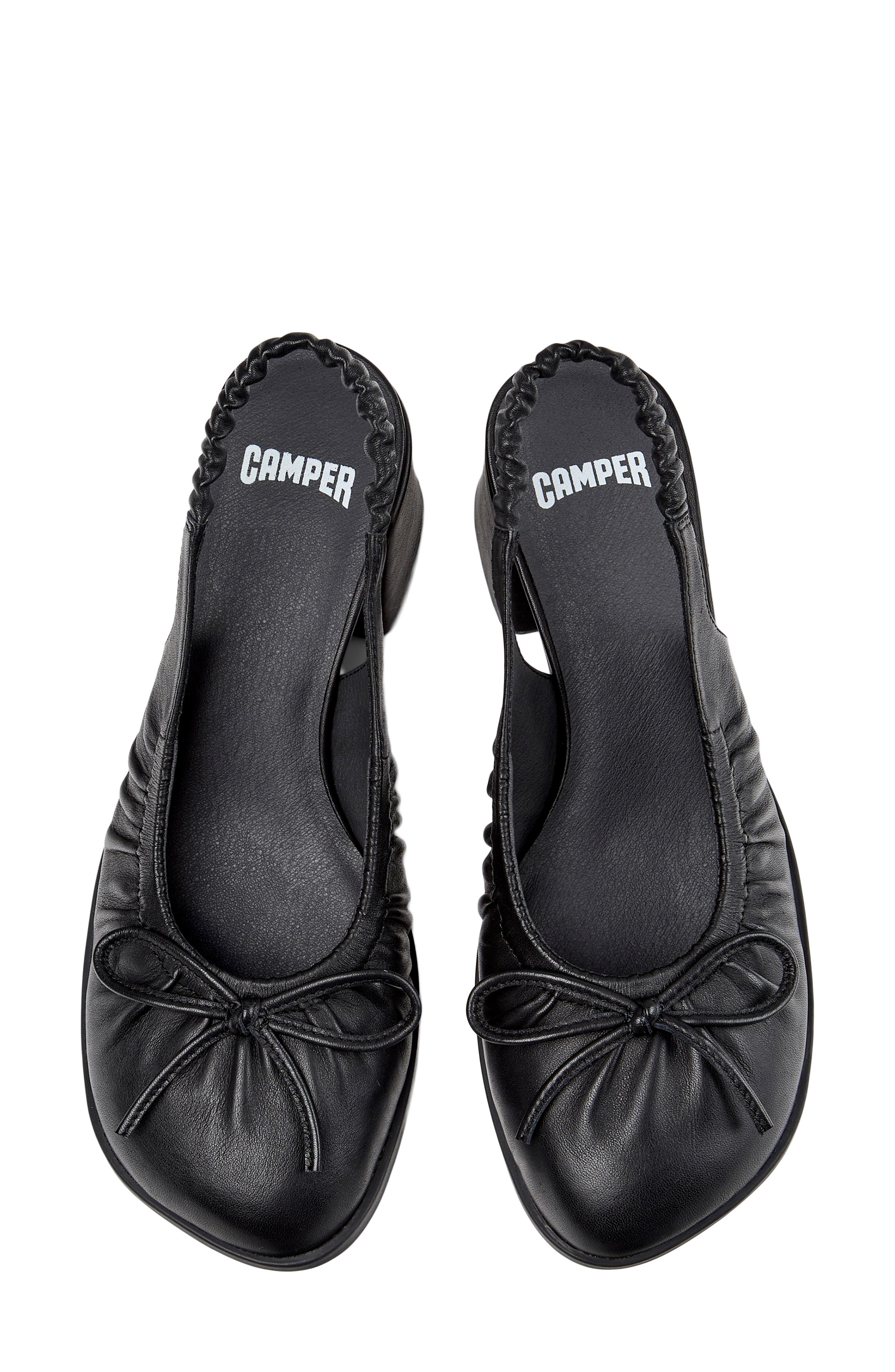 Camper Kora Slingback Pump, Alternate, color, Black