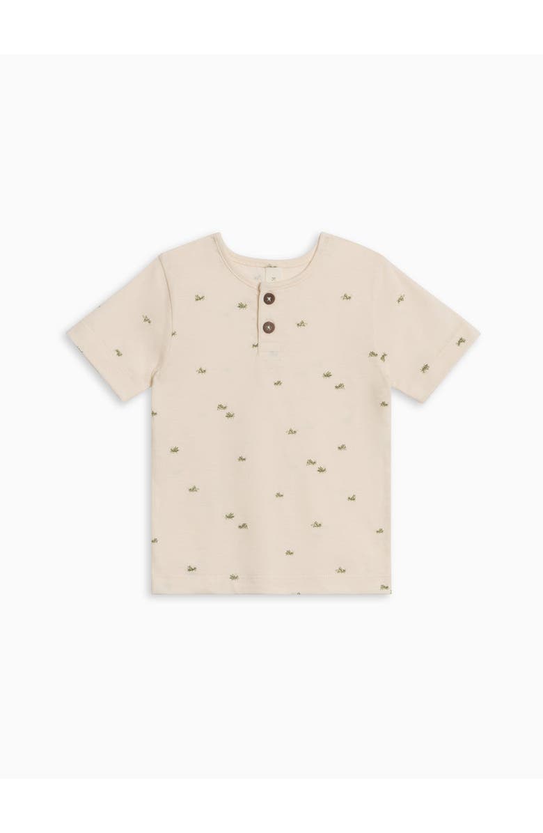 KENDI by Colored Organics Organic Reef Henley, Main, color, Grasshopper / Fern + Mint