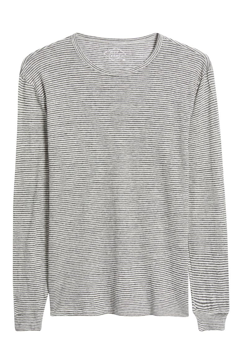 Sun Linen Long Sleeve T-Shirt, Alternate, color, LINES