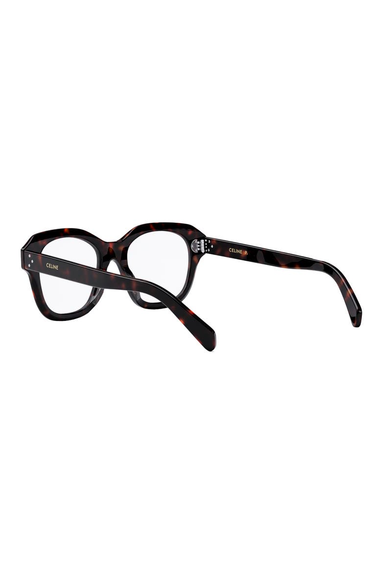 Bold 3 Dots 50mm Butterfly Optical Glasses, Alternate, color, DARK HAVANA