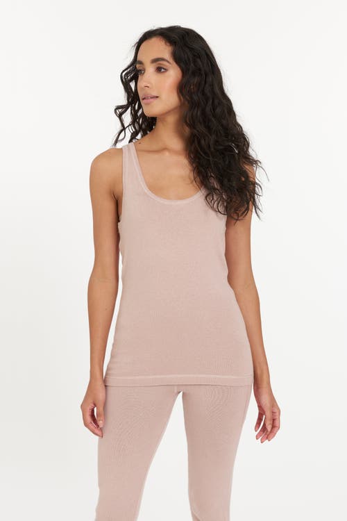 Leimere Tucson U-neck Tank In Dusty Rose In Pink