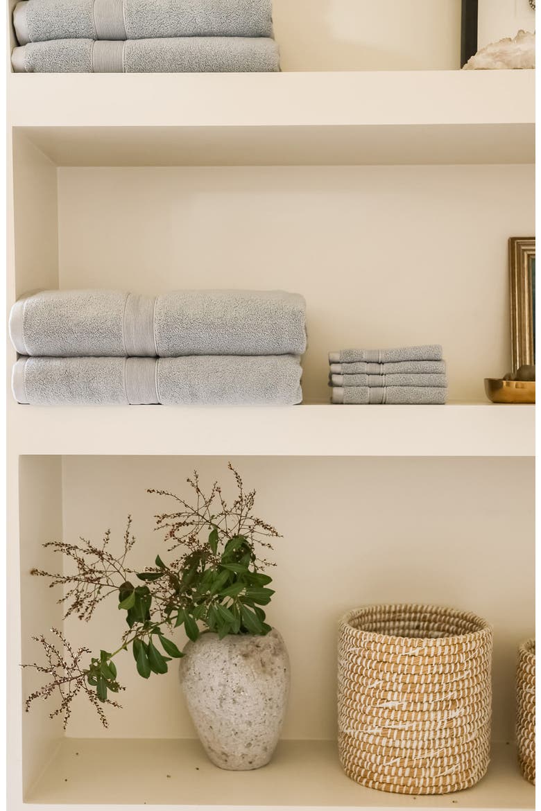 Luxe Set of 2 Bath Towels, Alternate, color, HARBOR MIST