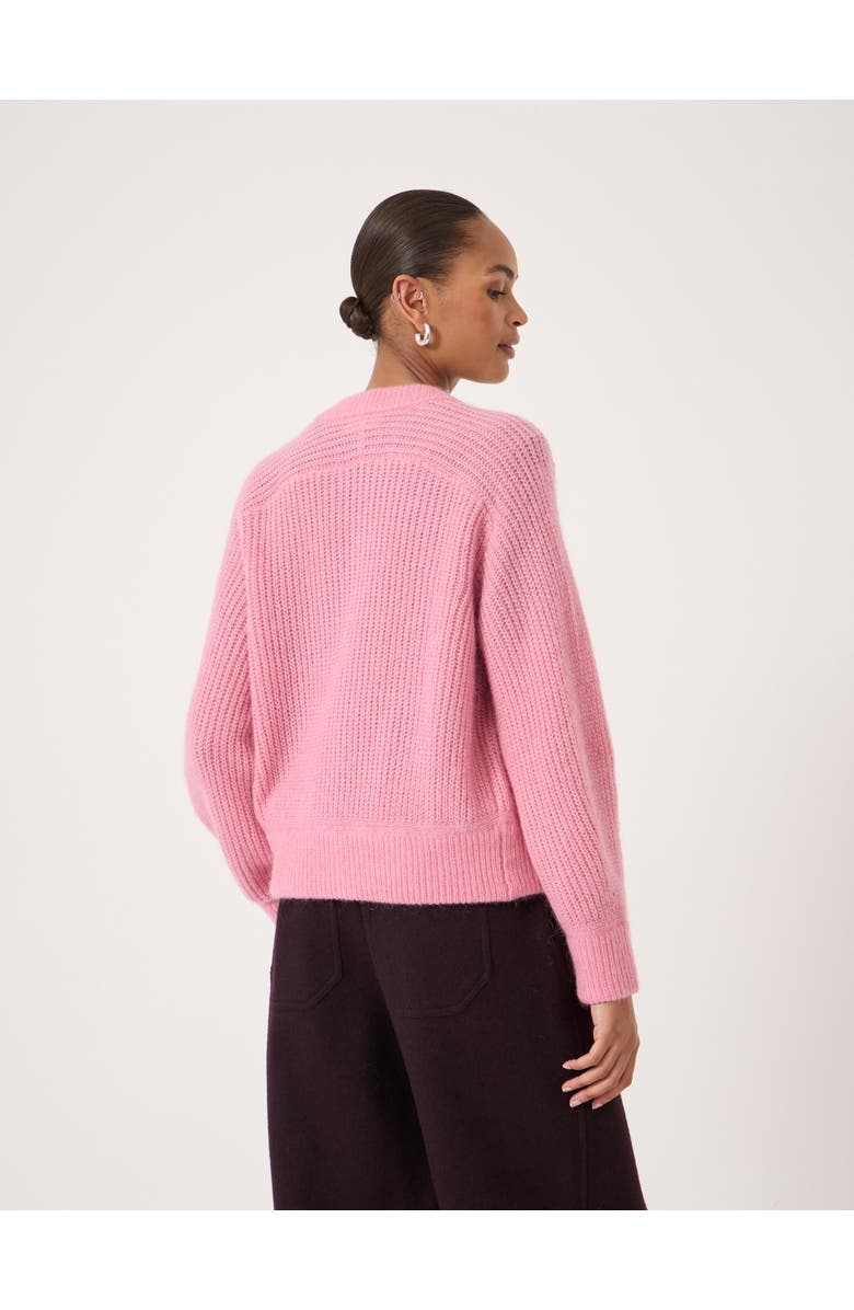 Hush Raven Wool Blend Cardigan, Alternate, color, Rose Pink