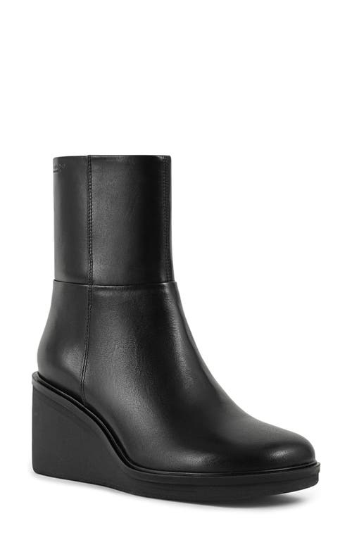 Vagabond Shoemakers Deena Platform Wedge Bootie In Black