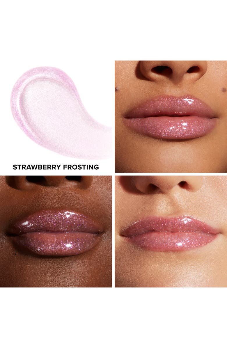 Too Faced Kissing Jelly Lip Oil Gloss, Alternate, color, Strawberry Frosting