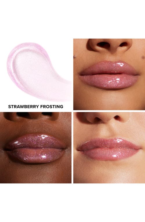 Too Faced Kissing Jelly Lip Oil Gloss In Strawberry Frosting