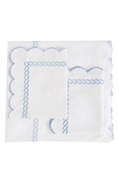 Scallop Rope Duvet & Sham Set