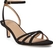 Lauren Ralph Lauren Kendyl Ankle Strap Kitten Heel Sandal