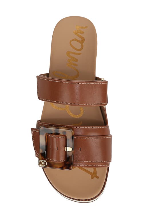Sam Edelman Adrianna Two-strap Sandal In Saddle