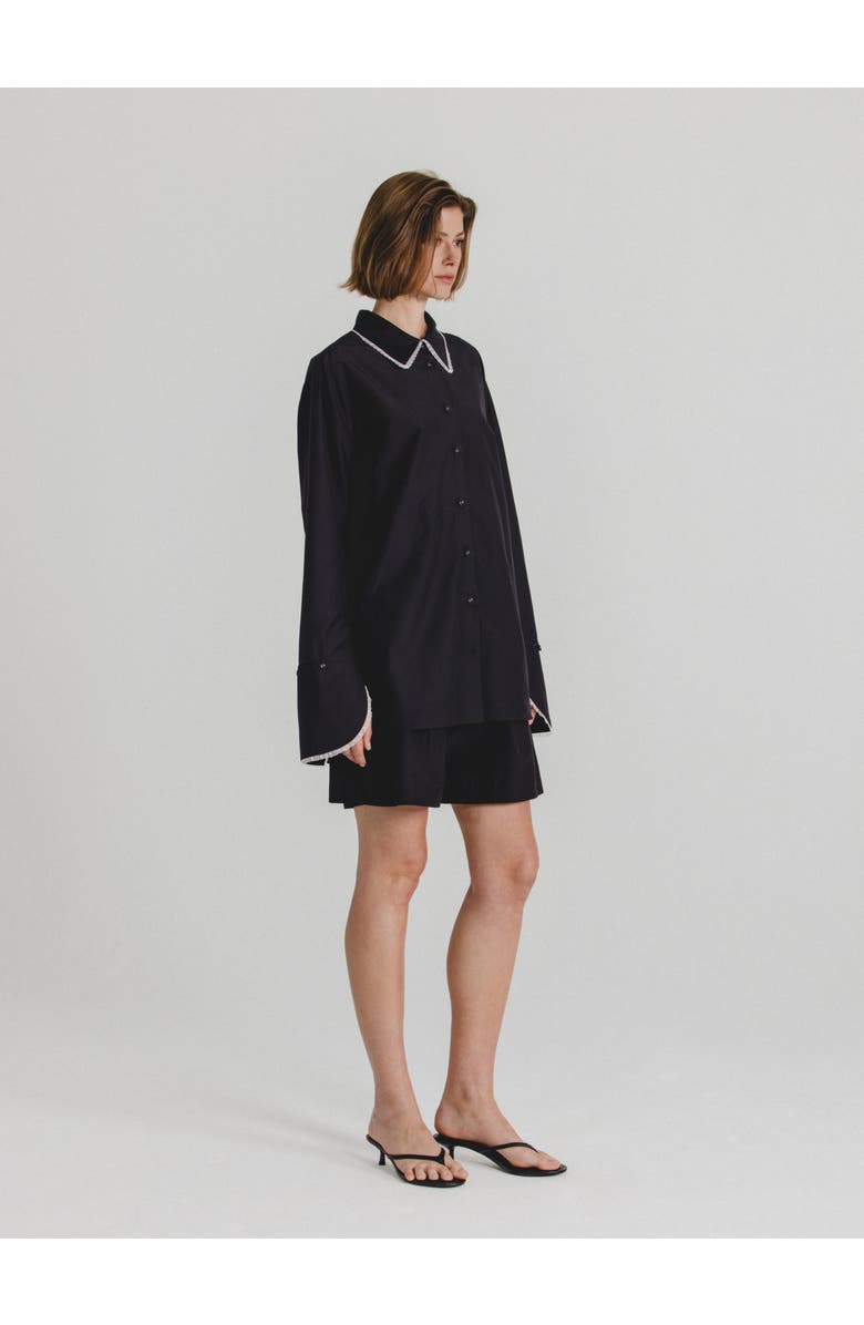 Alas Silk Cotton Shorts, Alternate, color, 