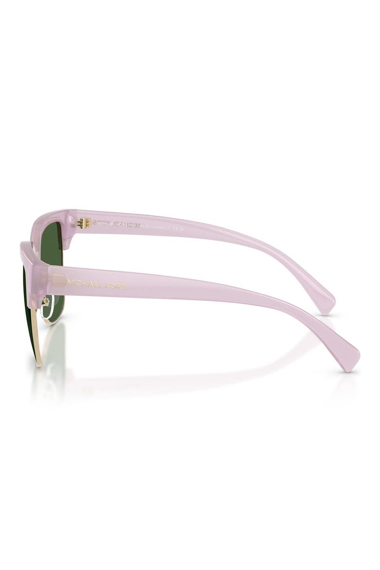 St. Eustatius 56mm Square Sunglasses, Alternate, color, WISTERIA / GREEN