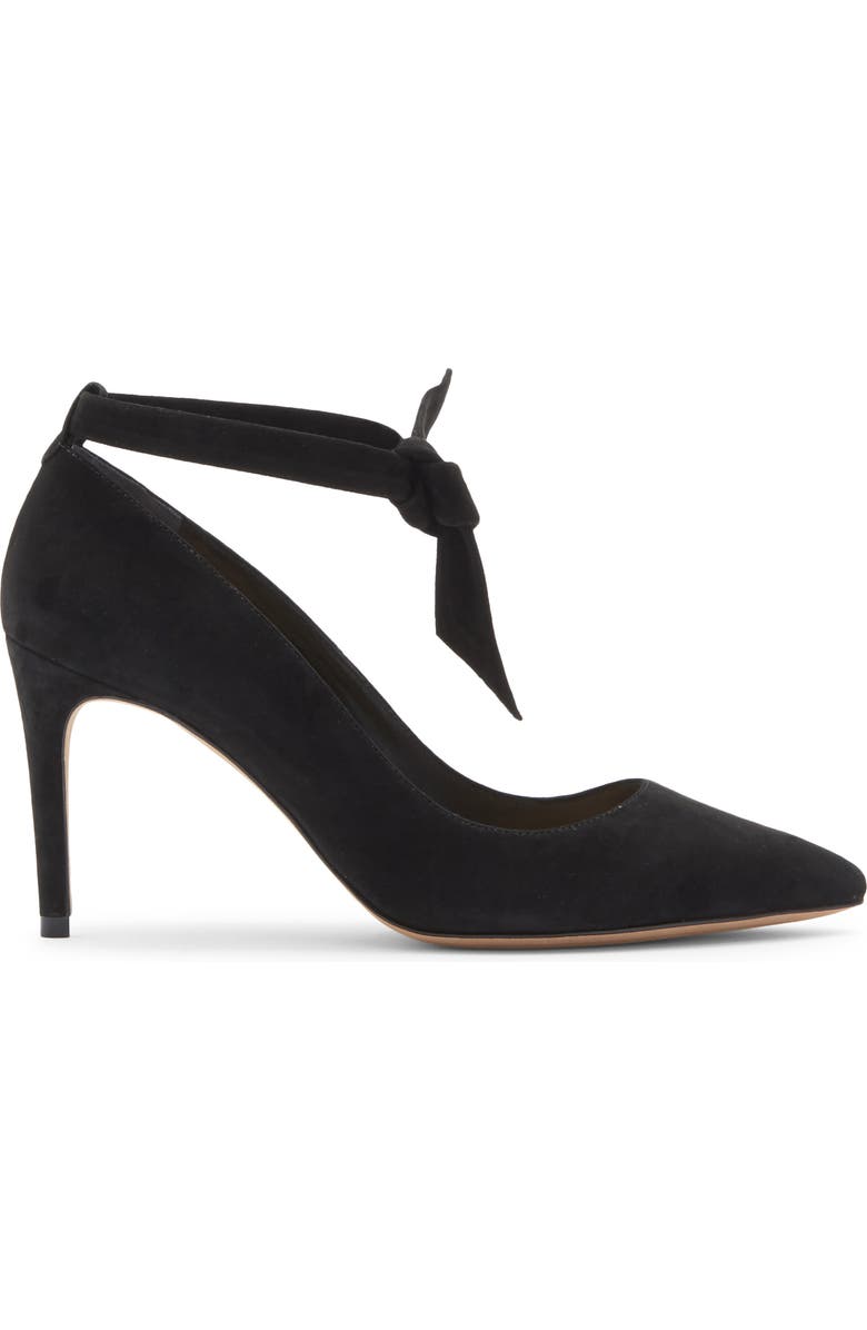Alexandre Birman Clarita Ankle Bow Pump, Alternate, color, Black