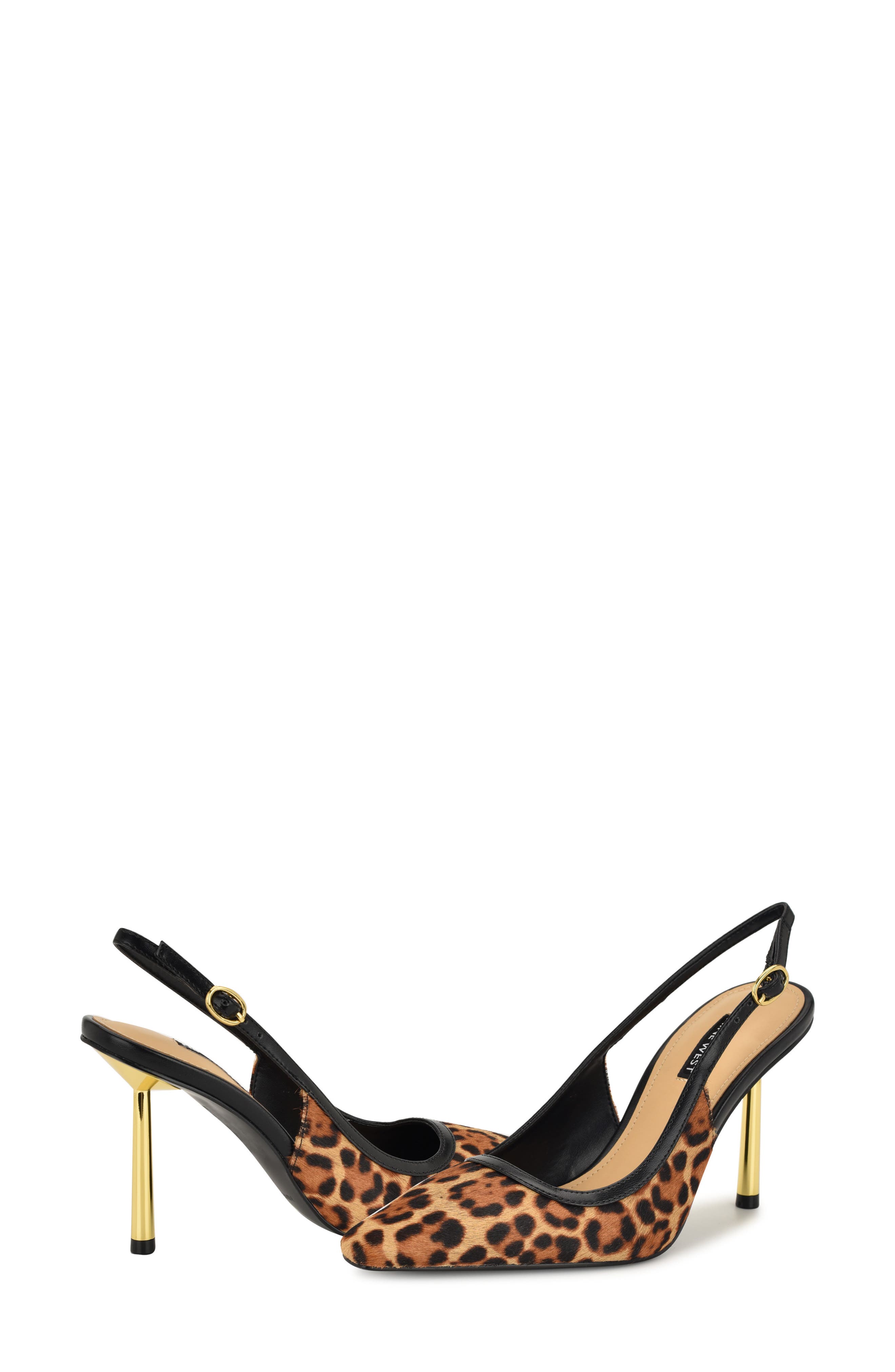 Nine West Orlanda Genuine Calf Hair Slingback Pump, Alternate, color, 