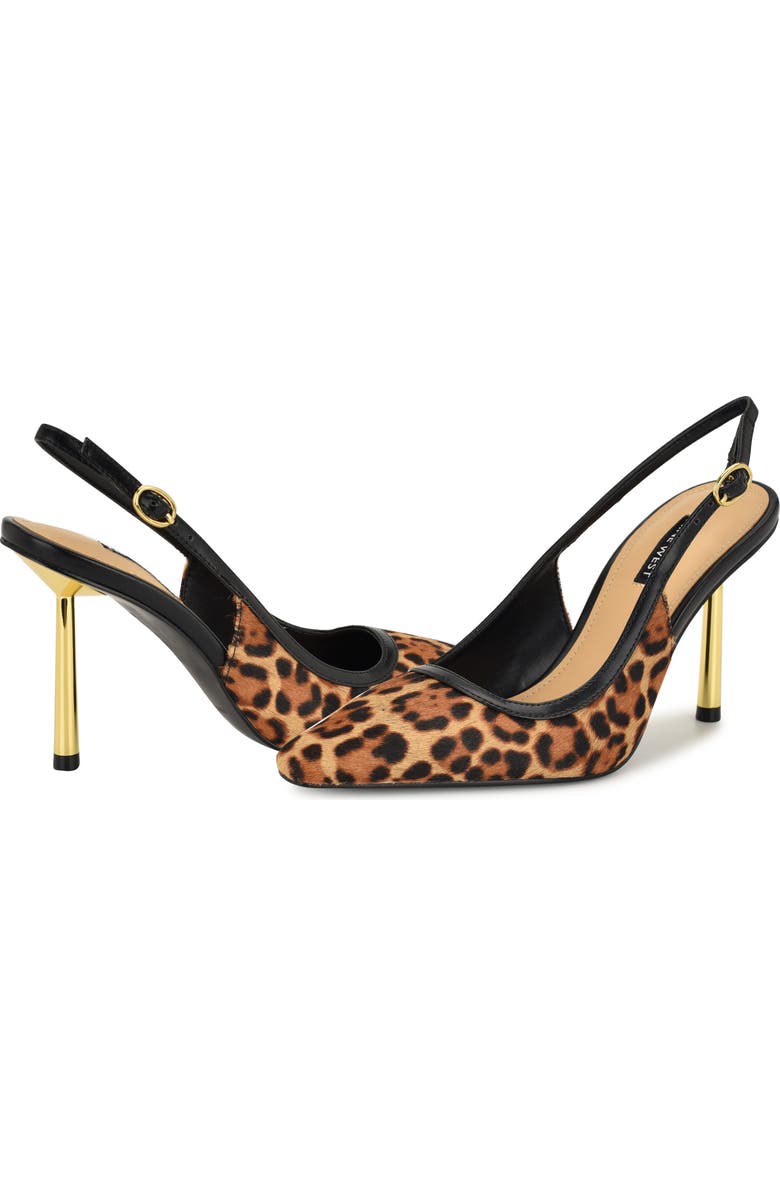 Nine West Orlanda Genuine Calf Hair Slingback Pump, Alternate, color,
