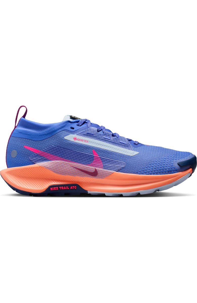 Nike Pegasus Trail 5 Gore-Tex<sup>®</sup> Waterproof Running Shoe, Alternate, color, 503 Saphre/Hyprpk