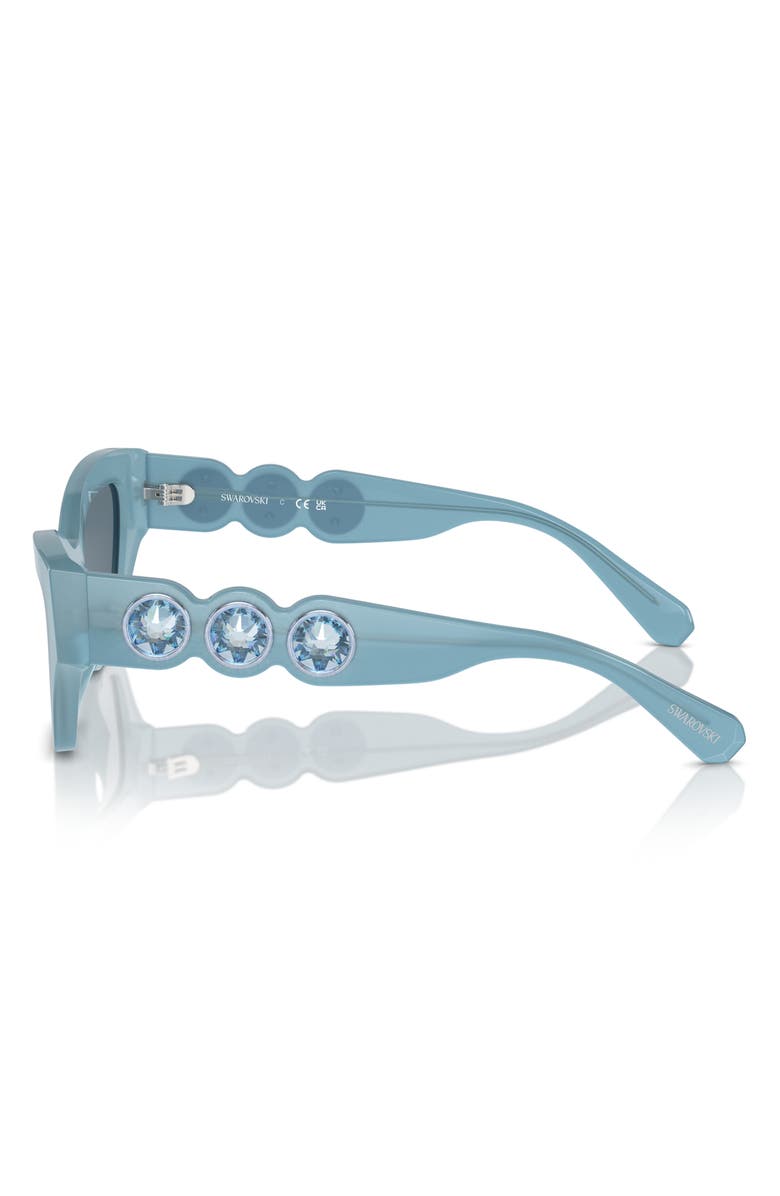 Swarovski Imber 53mm Irregular Sunglasses, Alternate, color,