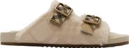 Burberry Check Shearling Urchin Sandals