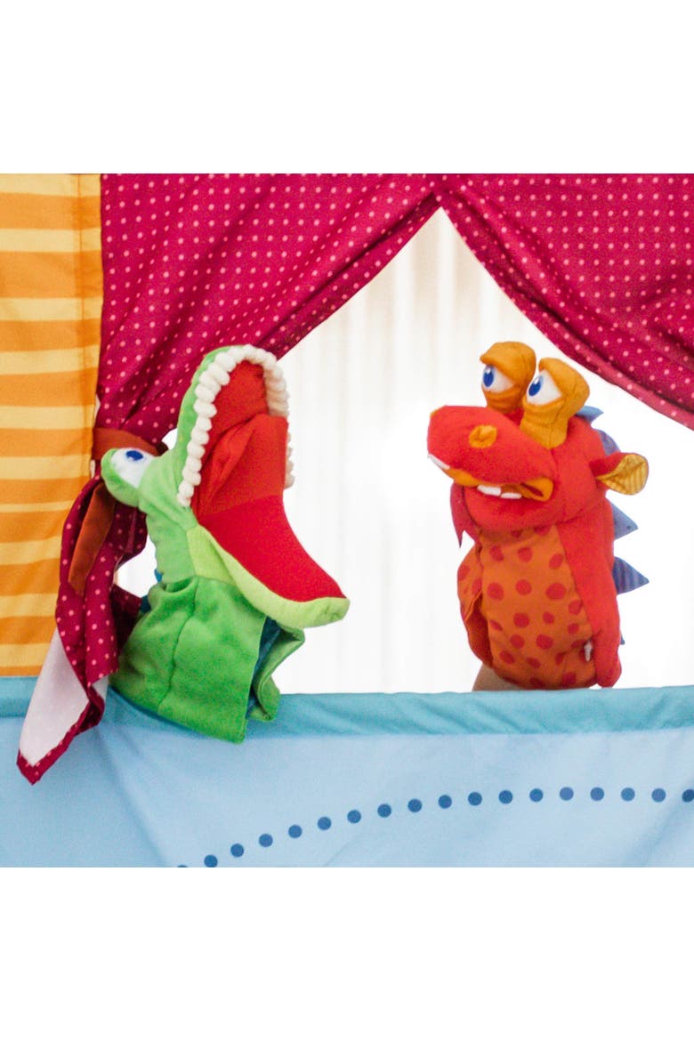 Eat-It-Up Croco Glove Puppet, Alternate, color, Green Multi