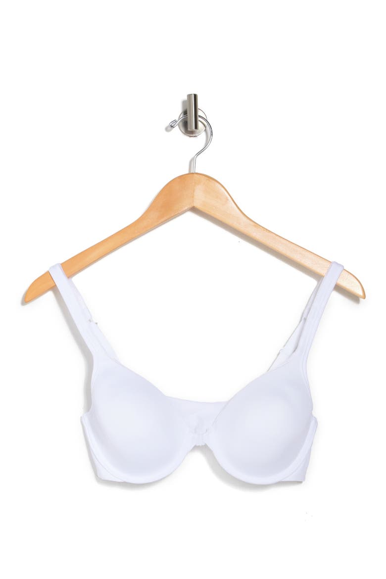Ultimate Soft Front Closure T-Shirt Bra, Alternate, color, WHITE